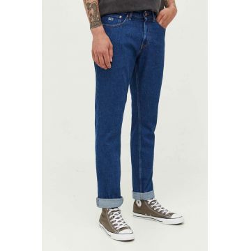 Tommy Jeans jeansi barbati, culoarea albastru marin