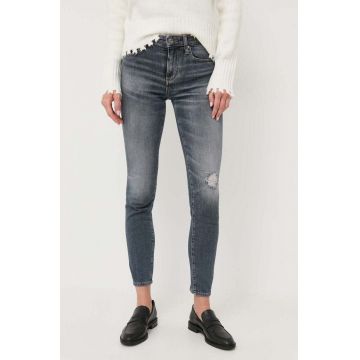 Armani Exchange jeansi femei, culoarea gri
