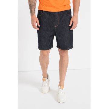 Bermude din denim cu talie elastica