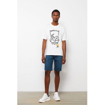 Bermude slim fit din denim
