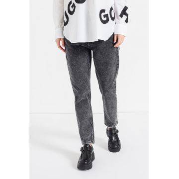 Blugi crop cu talie inalta Ruth