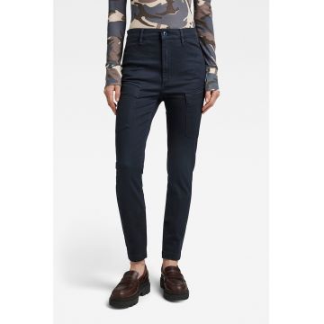 Blugi skinny cu talie inalta