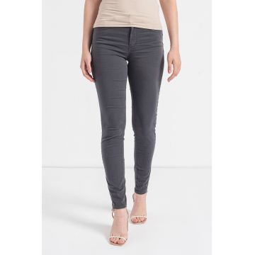 Blugi skinny cu talie medie