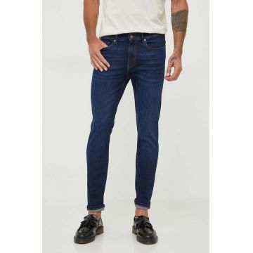 Boss Orange jeansi Delano BOSS ORANGE barbati, culoarea albastru marin