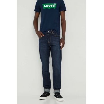 Levi's jeansi 512 SLIM TAPER barbati, culoarea albastru marin