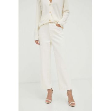 MICHAEL Michael Kors blugi din bumbac high waist