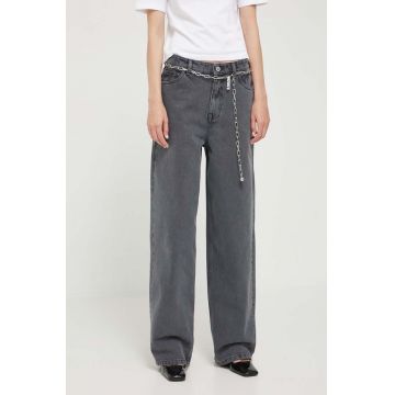 Rotate blugi din bumbac medium waist