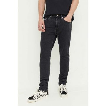 Tommy Jeans jeansi Scantony barbati, culoarea negru