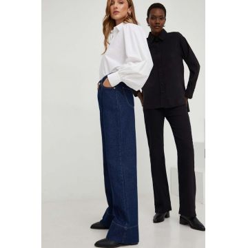Answear Lab blugi din bumbac X limited collection NO SHAME high waist