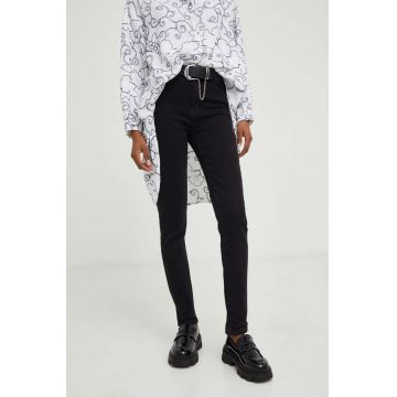 Answear Lab jeansi femei, culoarea negru