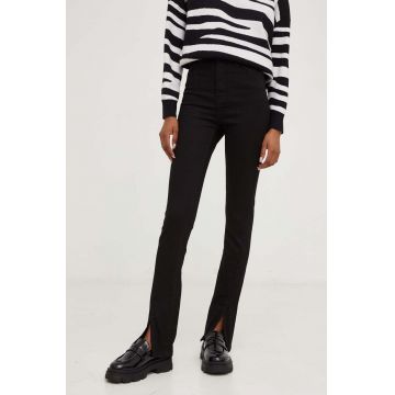 Answear Lab jeansi femei, culoarea negru