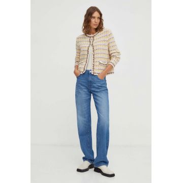 BA&SH jeansi Onasis femei high waist