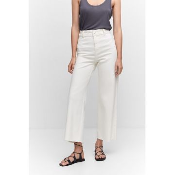 Blugi crop cu croiala ampla Catherin