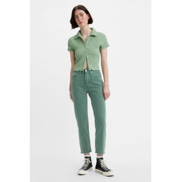 Blugi crop cu croiala dreapta 501®
