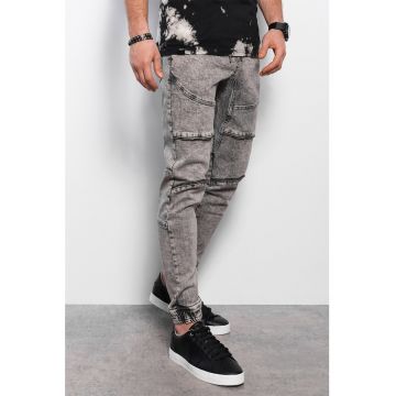 Blugi jogger cu snur