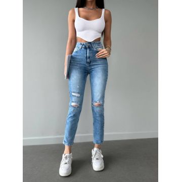 Blugi mom fit elastici COD:1377