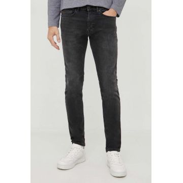Boss Orange jeansi Delaware barbati, culoarea gri