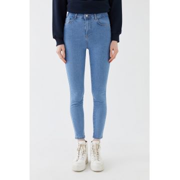 Super super skinny cu talie inalta