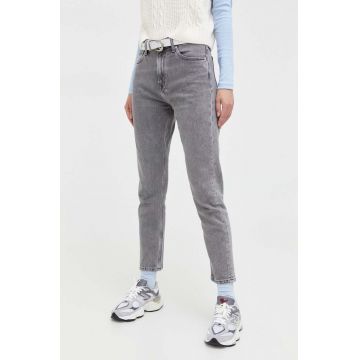 Tommy Jeans jeansi Izzie femei, culoarea gri