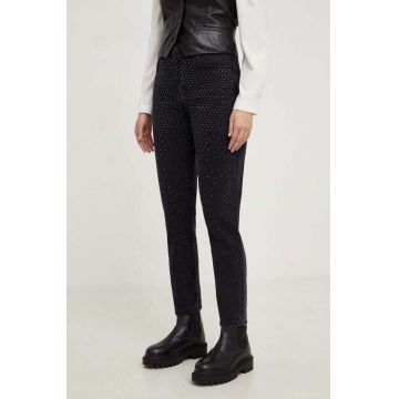 Answear Lab jeansi femei, culoarea negru