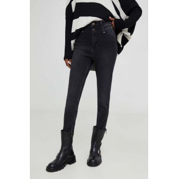Answear Lab jeansi femei, culoarea negru