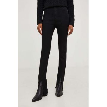 Answear Lab jeansi femei, culoarea negru
