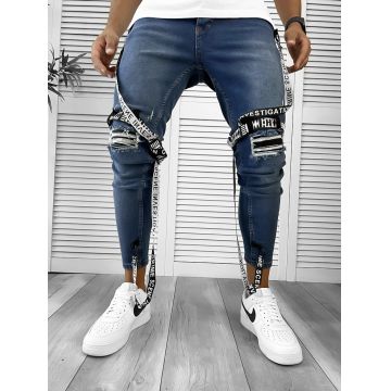 Blugi barbati conici albastri 00542 B8-3.2
