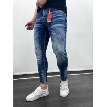 Blugi barbati conici albastri 326 G3-5