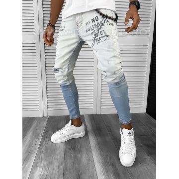 Blugi barbati conici albastri 364 G3-4*