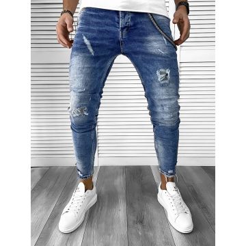 Blugi barbati conici albastri 368 H1-6*