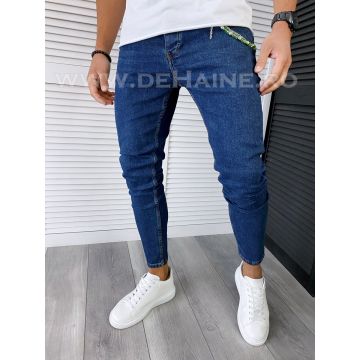 Blugi barbati conici albastri B6250 B16-4