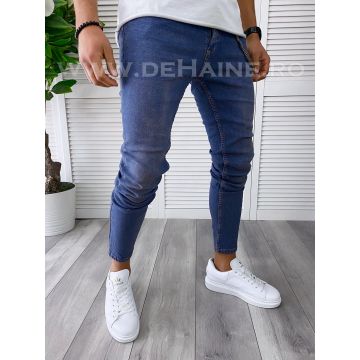 Blugi barbati conici albastri B7075 G4-2