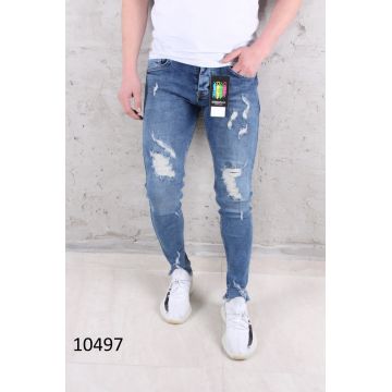 Blugi de bărbați, Slim Fit, Elastici si conici - BG880