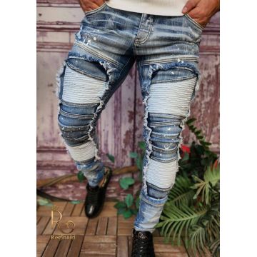 Blugi de bărbați, Slim Fit, Elastici si Conici - BG902