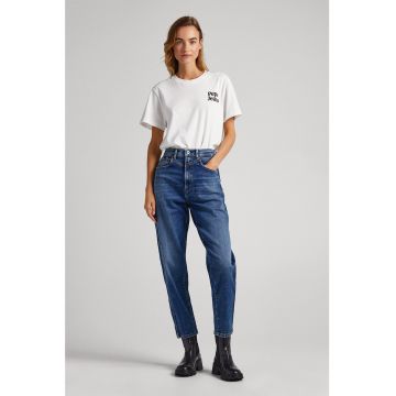 Blugi mom fit cu talie inalta Rachel