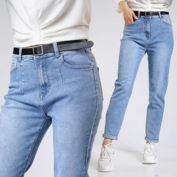 Blugi MomFit Dama Reese Albastri #A386