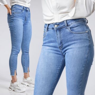 Blugi Skinny Dama Alaia Albastri #A384 Blugi Skinny Dama Alaia Albastri #A384