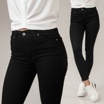 Blugi Skinny Dama Arabella Negri #A177 Blugi Skinny Dama Arabella Negri #A177