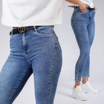 Blugi Skinny Dama Giana Albastri #A525