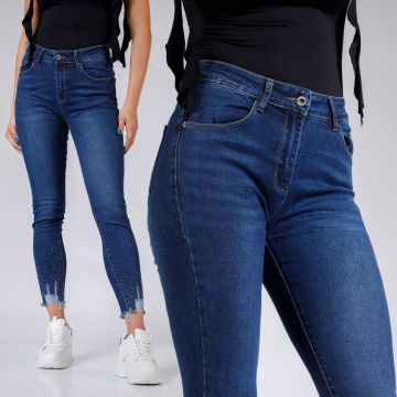 Blugi Skinny Dama Norway Albastri #A543