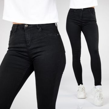 Blugi Skinny Vatuiti Dama Ava Negri #A303 Blugi Skinny Vatuiti Dama Ava Negri #A303