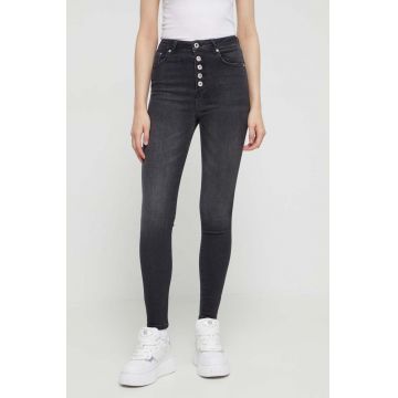 Karl Lagerfeld Jeans jeansi femei, culoarea negru