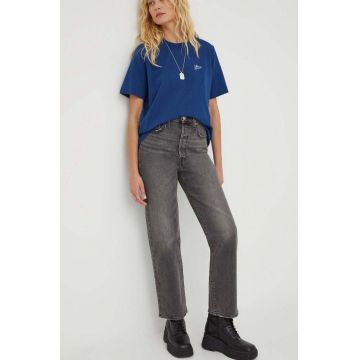 Levi's jeansi RIBCAGE STRAIGHT ANKLE femei high waist