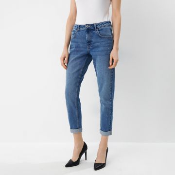 Mohito - Blugi boyfriend fit - Albastru