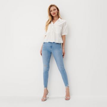 Mohito - Blugi skinny fit push up - Albastru