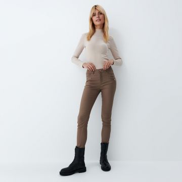 Mohito - Pantaloni skinny cerați - Bej