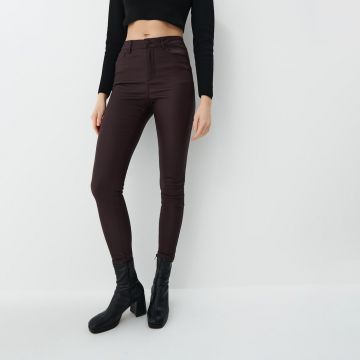 Mohito - Pantaloni skinny cerați - Maro
