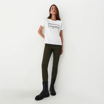 Mohito - Pantaloni skinny cerați - Verde