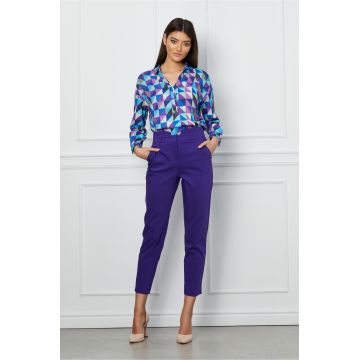 Pantaloni Abby mov office