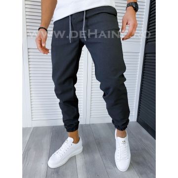 Pantaloni barbati conici gri inchis casual B6300 P20-2.1
